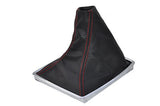 FITS MERCEDES SLK 2004+ MANUAL GEAR GAITER red stitch CUSTOM NEW MADE IN UK