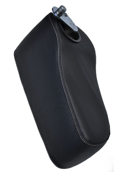 FITS MERCEDES W123 W114 W115 W116 white stitching LEATHER ARMREST COVER