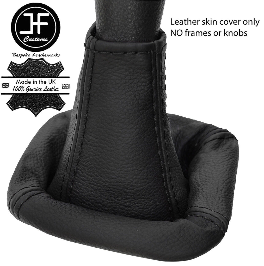 BLACK & BLACK TOP GRAIN LEATHER MANUAL GEAR GAITER FOR OPTARE ALERO BUS 01-08