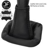 BLACK & BLACK TOP GRAIN LEATHER MANUAL GEAR GAITER FOR OPTARE ALERO BUS 01-08