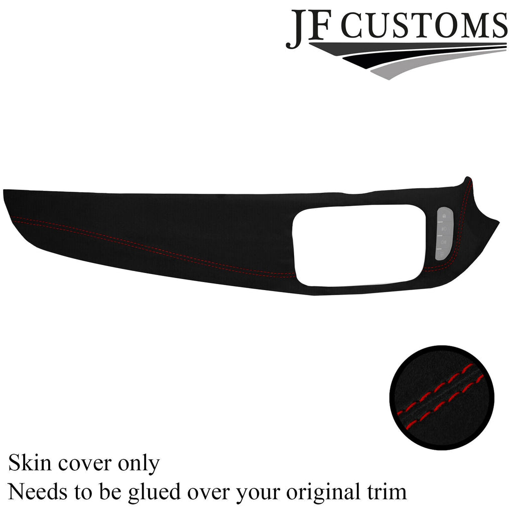 D RED STITCH LUXE SUEDE DASH TRIM COVER FOR ALFA ROMEO GIULIETTA 2014-2021