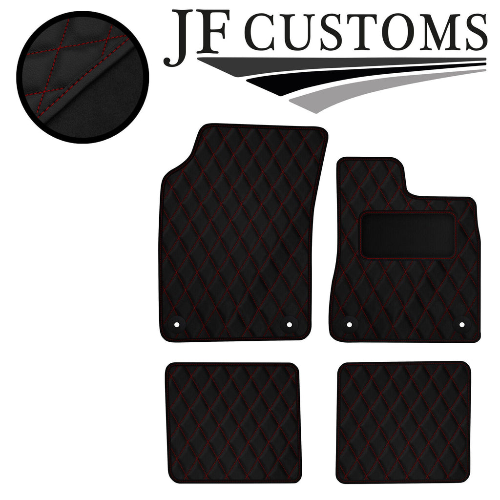 D RED DIAMOND VINYL 4XTAILORED FLOOR CARPET FOR CHRYSLER YPSILON MK3 11-21 JF1