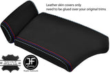 BLACK TOP GRAIN LEATHER TRI STITCHING ARMREST COVER FOR BMW E60 E61 03-11