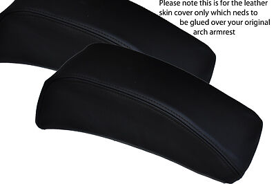 black stitch FITS HILLMAN MINX  2X WHEEL ARCH ARMREST LEATHER COVERS CUSTOM NEW