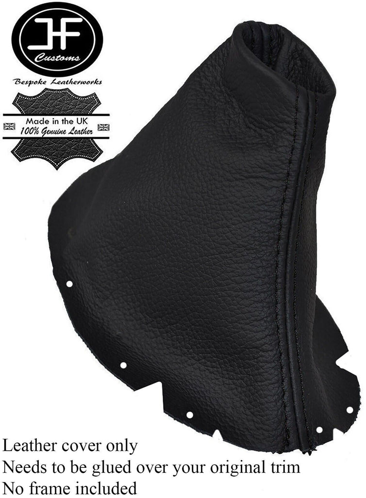 BLACK STITCHING LEATHER GEAR STICK GAITER FITS MAZDA MX5 MX-5 MK2 NB 2001-2005