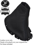 BLACK STITCHING LEATHER GEAR STICK GAITER FITS MAZDA MX5 MX-5 MK2 NB 2001-2005