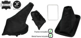 BLACK STITCH LEATHER GEAR+HANDBRAKE+FRAMES FOR TOYOTA JZX 100 CHASER 96-00