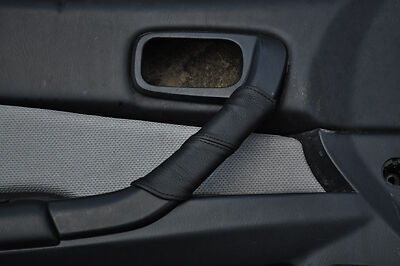 black stitch FITS NISSAN SKYLINE R34 98-02 GTR GT-T PASSENGER DOOR HANDLE COVER