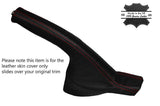 RED STITCH LEATHER HANDBRAKE GAITER FITS PORSCHE 986 BOXSTER & CARRERA 996