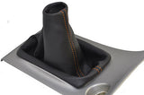 orange stitch FITS TOYOTA COROLLA 2ZZ-GE T-SPORT LEATHER GEAR GAITER CUSTOM NEW