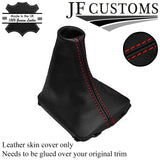 RED STITCHING FITS VOLVO XC60 2008+ LEATHER GEAR GAITER CUSTOM NEW MADE IN UK