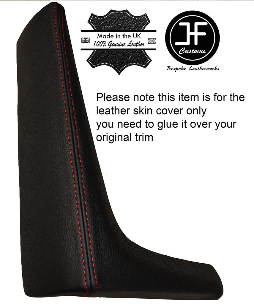 RED STITCH CONSOLE TRIM LEATHER COVER FITS TOYOTA SUPRA MK4 1993-2002 STYLE 2