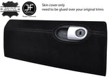 BLACK STITCHING GLOVE BOX REAL SUEDE COVER FITS SMART FORTWO 451 2007-2014
