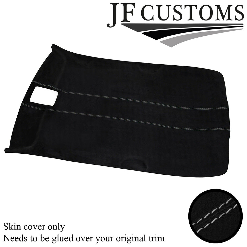 L GREY STITCH LUXE-SUEDE NON SUNROOF HEADLINER COVER FOR VW GOLF MK4 98-05 5 DR