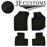 YELLOW DIAMOND VINYL 4XTAILORED FLOOR CARPET FOR SUZUKI SWIFT AUTO 05-10 JF1