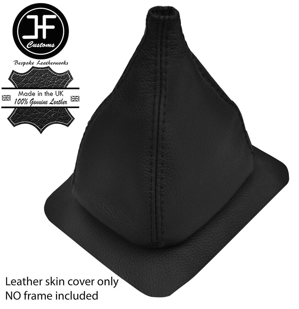 BLACK STITCH LEATHER MANUAL GEAR GAITER OVER RUBBER FOR TOYOTA COROLLA 99-01