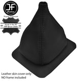 BLACK STITCH LEATHER MANUAL GEAR GAITER OVER RUBBER FOR TOYOTA COROLLA 99-01