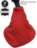 RED TOP GRAIN REAL LEATHER MANUAL GEAR GAITER FITS RENAULT TRAFIC 2001-2014