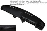BLACK STITCH DASH DASHBOARD LEATHER SKIN COVER FITS TALBOT SUNBEAM CUSTOM NEW