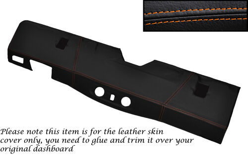 ORANGE STITCH BOTTOM DASH DASHBOARD COVER FITS LAND ROVER DEFENDER 90 110 83-06