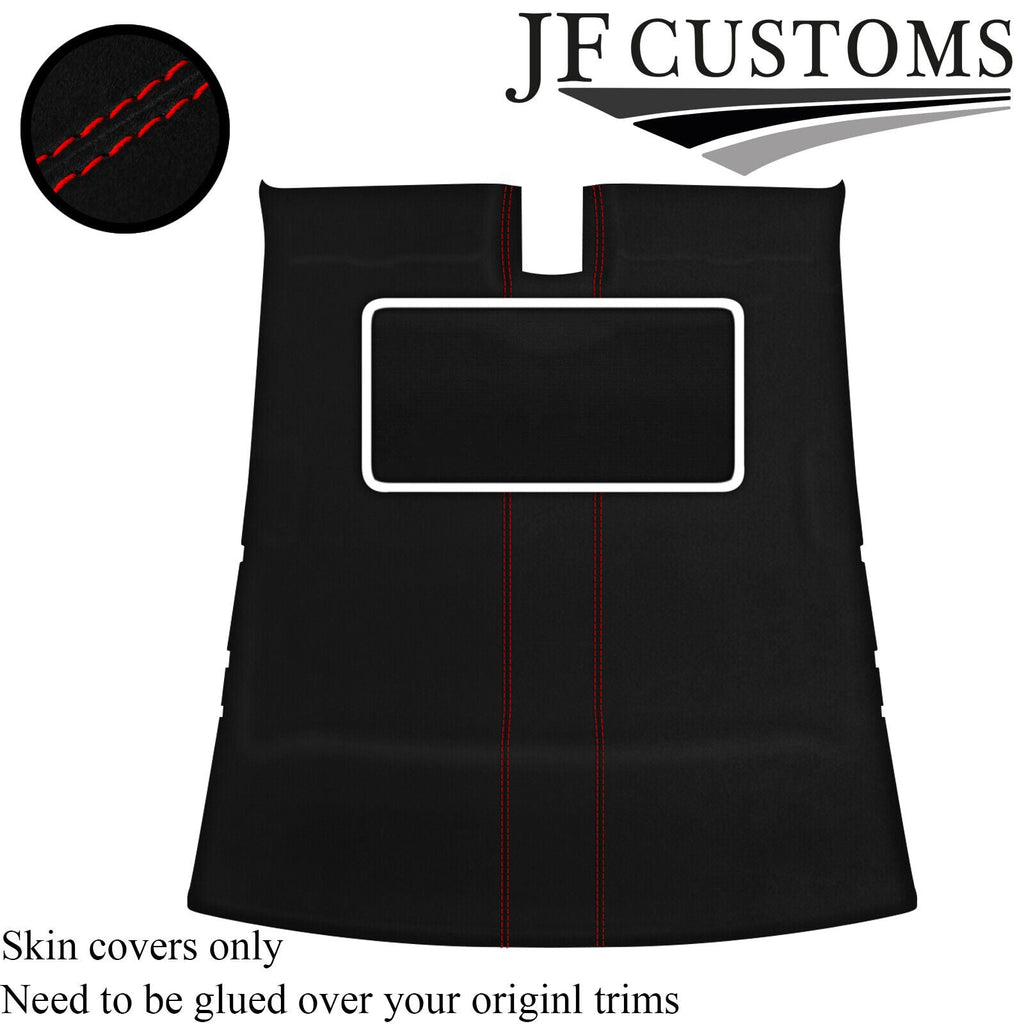 RED STITCH SUEDE SUNROOF HEADLINER COVER FOR JAGUAR XJ6 X300 X308 94-02