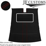 RED STITCH SUEDE SUNROOF HEADLINER COVER FOR JAGUAR XJ6 X300 X308 94-02