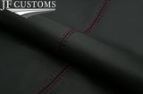 BURGUDNY STITCH LEATHER MANUAL GEAR GAITER + FRAME Jeep Cherokee liberty 2010