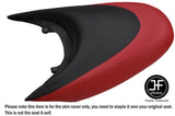 BLACK & DARK RED CUSTOM FOR SEADOO 02-06 GTX DI 4-TEC REAR VINYL SEAT COVER