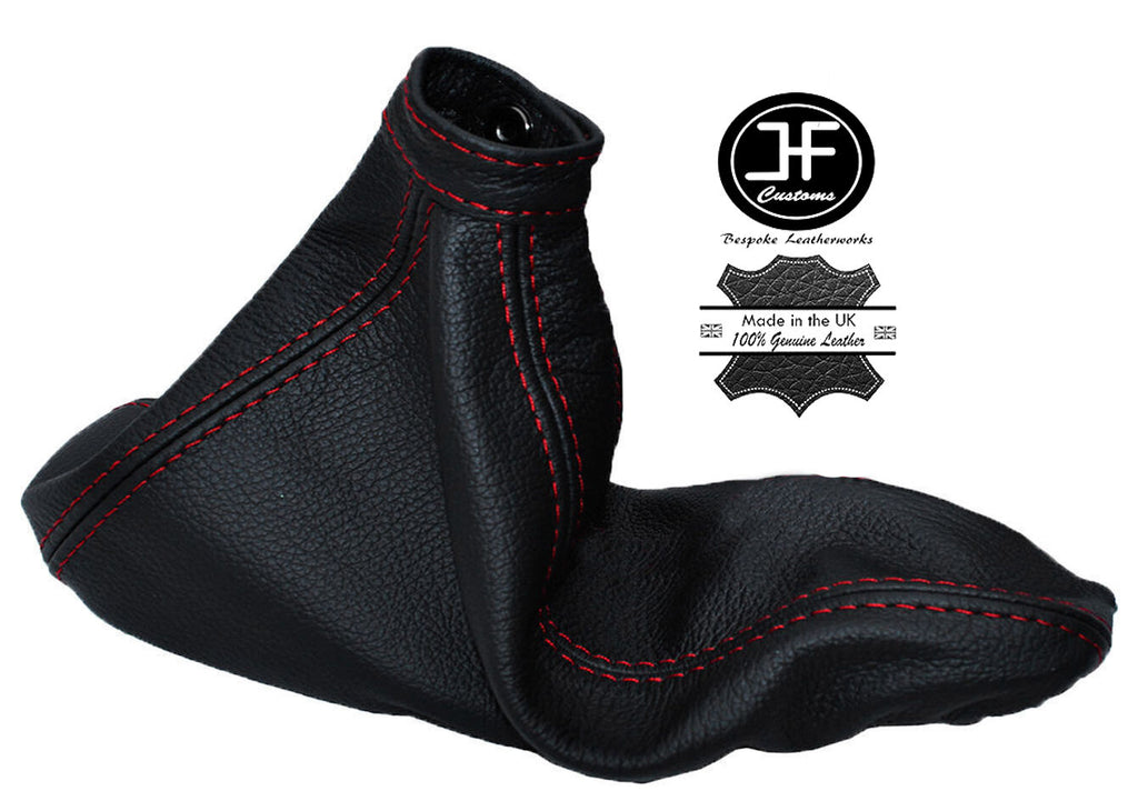 RED STITCH REAL LEATHER HANDBRAKE GAITER FITS ALFA ROMEO GTV 1995-1998