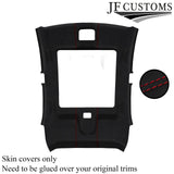 RED STITCH LUXE SUEDE SUNROOF HEADLINER COVER FITS HONDA CIVIC MK9 12-15