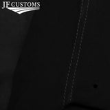 FITS FIAT 500 ABARTH 07-16 BLACK STITCH SUEDE REAR BOOT TRIM COVER CUSTOM NEW