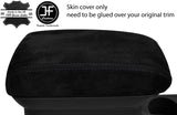 BLACK STITCHING SUEDE ARMREST LID COVER FITS TOYOTA COROLLA 2003-2006 CUSTOM NEW