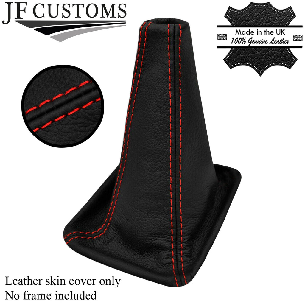 RED STITCHING TOP GRAIN LEATHER MANUAL GEAR GAITER FITS PEUGEOT 205 CTI 83-98