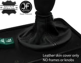 BLACK & BLACK 2 TONE LEATHER GEAR GAITER FOR SCANIA 4SERIES 114 124 164 95-07