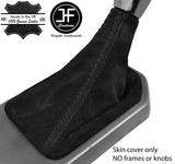 BLACK STITCH REAL SUEDE MANUAL GEAR GAITER FOR LAND ROVER DISCOVERY 4 2009-2016
