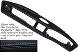 BLUE STITCHING FITS TRIUMPH STAG MK1 MK2 DASH DASHBOARD LEATHER SKIN COVER ONLY