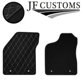 WHITE DIAMOND VINYL 4X TAILORED FLOOR CARPET FOR ALFA ROMEO GIULIETTA 10-14 JF1