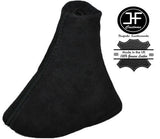 BLACK STITCHING REAL SUEDE MANUAL GEAR GAITER FITS CITROEN C2 C3 2003-2009
