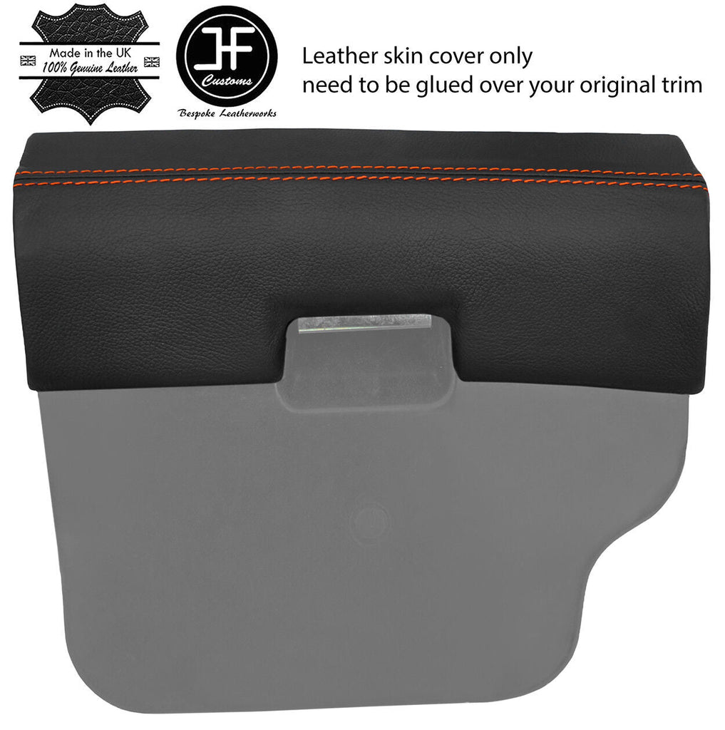 ORANGE STITCHING REAL LEATHER GLOVE BOX COVER FITS BMW 2002 E10 TI TII