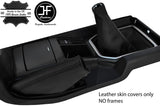 BLACK& BLACK 2 TONE LEATHER GEAR&HANDBRAKE GAITER FOR TOYOTA LAND CRUISER 09-17