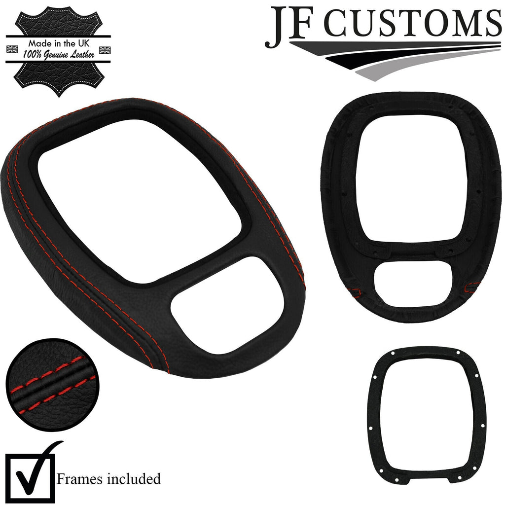 D RED STITCH LEATHER GEAR SURROUND + INNER FRAME FOR JAGUAR XJR XJ8 X308 97-03
