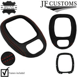 D RED STITCH LEATHER GEAR SURROUND + INNER FRAME FOR JAGUAR XJR XJ8 X308 97-03
