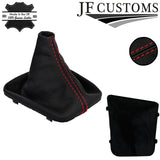 RED STITCH GEAR+SURROUND COVER+FRAME FOR BMW E46 99-05 CONVERTIBLE JF2