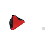 FITS BMW E87 1 SERIES GEAR GAITER RED  BLACK LEATHER 04+ CUSTOM NEW MADE IN UK