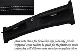 WHITE STITCH FITS SMART FORTWO 450 98-07 ROOF PANEL & SUN VISORS COVERS
