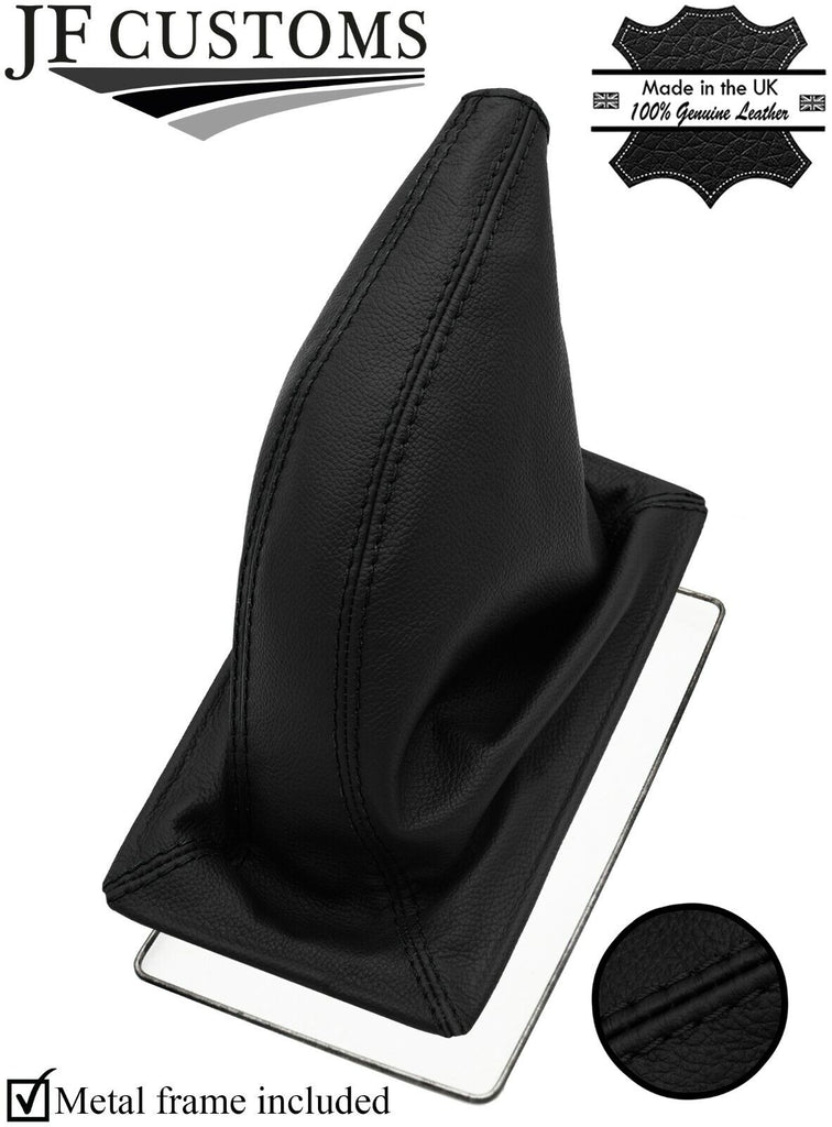 BLACK STITCH REAL LEATHER HANDBRAKE+METAL FRAME FOR TOYOTA LAND CRUISER VX 80