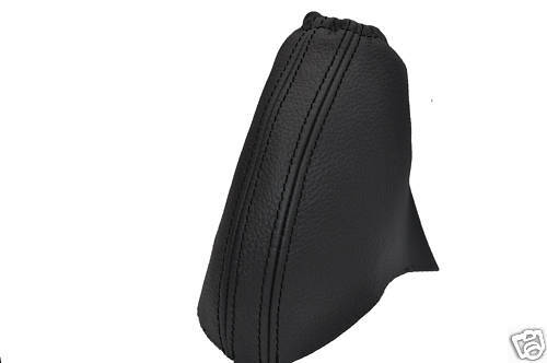 FITS X TYPE JAGUAR 01+ LEATHER HANDBRAKE GAITER BLACK ST CUSTOM NEW MADE IN UK