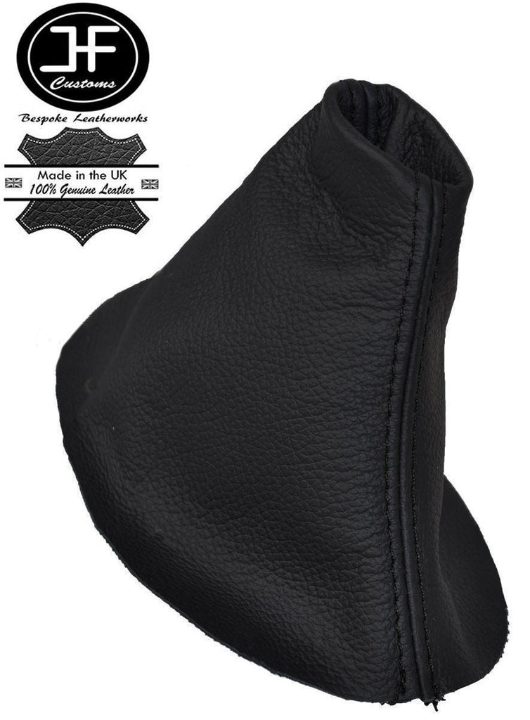 BLACK DOUBLE STITCH FOR MAZDA MX5 MK3 NC 2005-2013 LEATHER GEAR STICK GAITER