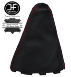 RED STITCH REAL LEATHER MANUAL GEAR GAITER FITS TOYOTA URBAN CRUISER 08-2014