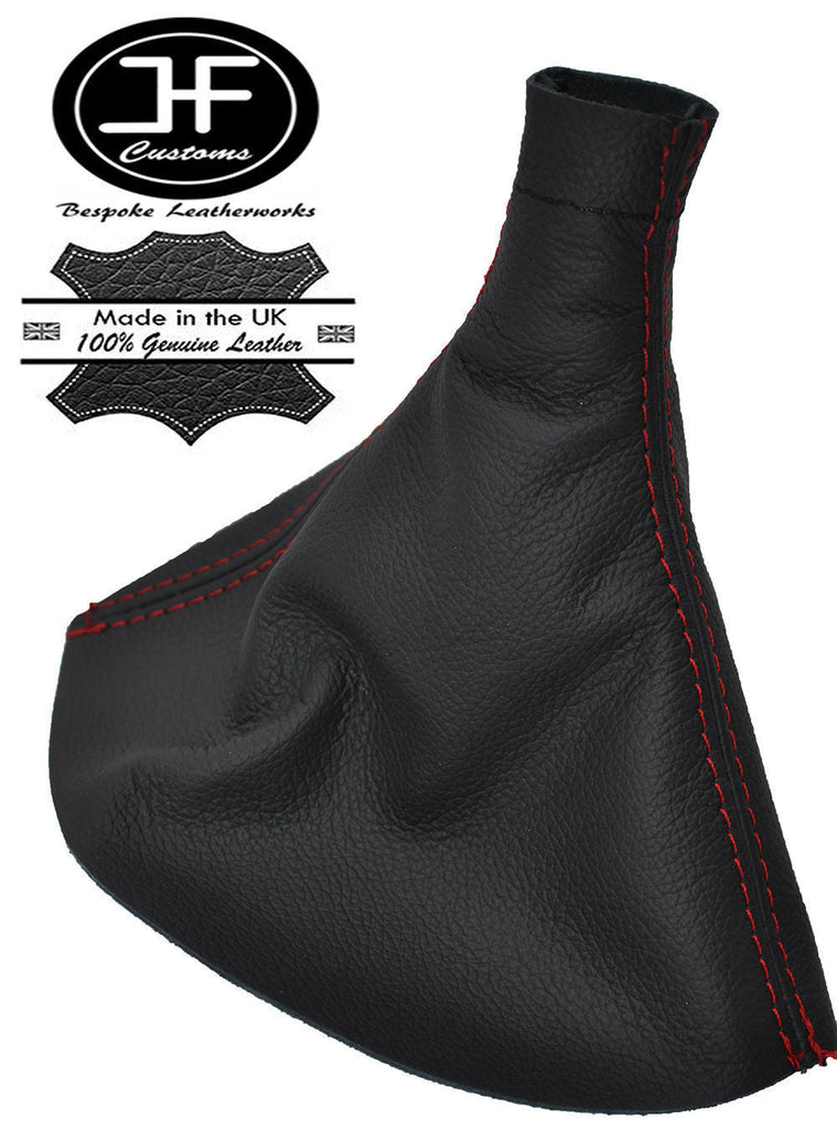 RED STITCH REAL LEATHER MANUAL GEAR GAITER FITS RENAULT TRAFFIC 2001-2014